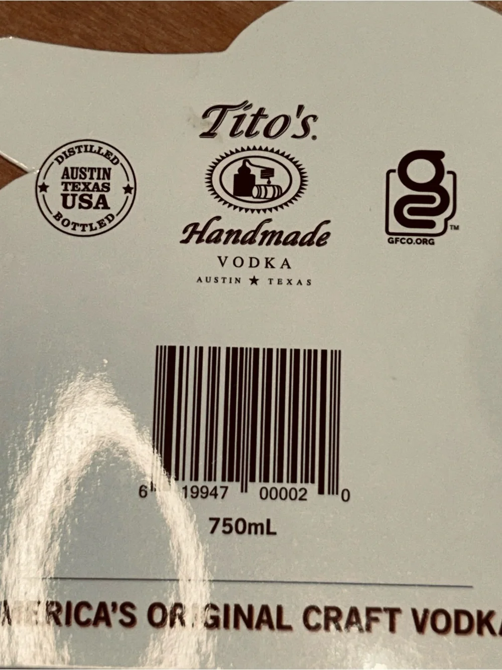 2-Tito's Handmade Vodka American Flag Burlap Bottle Bags 25th Anniversary W/tags